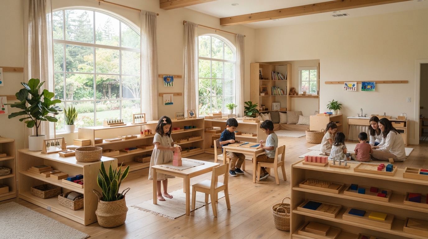 Salle de classe, ateliers en autonomie
